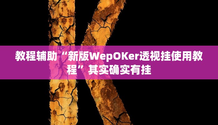 玩家辅助神器:“德州wepoker作弊有没有”开挂详细教程