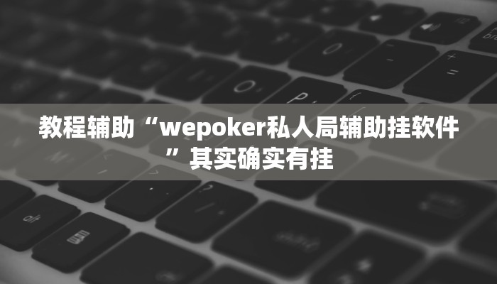 教程辅助“wepoker私人局辅助挂软件”其实确实有挂