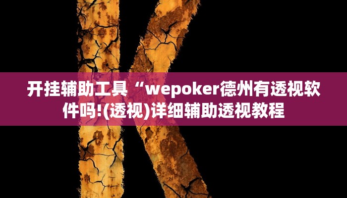 开挂辅助工具“hhpoke作弊透视开挂软件!(透视)详细辅助透视教程