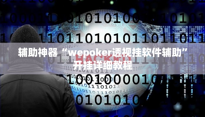 辅助神器“wepoker透视挂软件辅助”开挂详细教程