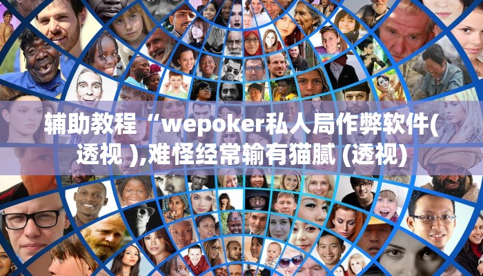 辅助教程“wepoker私人局作弊软件(透视 ),难怪经常输有猫腻 (透视)