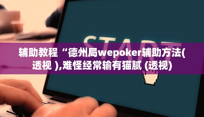 玩家辅助神器:“(WePoKer)确定可以透视的”其实确实有挂