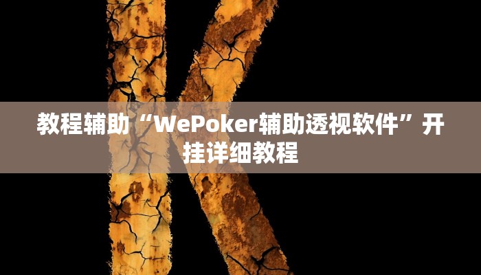 玩家辅助神器:“wepoker德州有作弊么”开挂详细教程