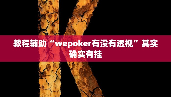 开挂辅助工具“wepoker辅助透视挂作弊挂(透视 )!详细教程透视方法 开挂辅助工具“wepoker辅助透视挂作弊挂(透视 )!详细教程透视方法