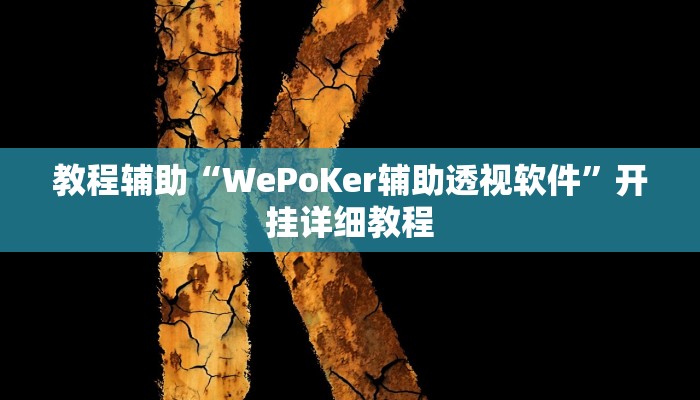 教程辅助“WePoKer辅助透视软件”开挂详细教程