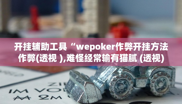 开挂辅助工具“wepoker作弊开挂方法作弊(透视 ),难怪经常输有猫腻 (透视)