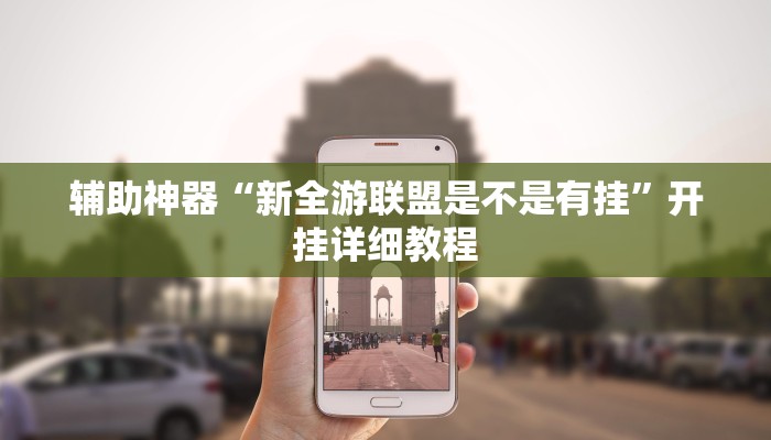 辅助神器“新全游联盟是不是有挂”开挂详细教程