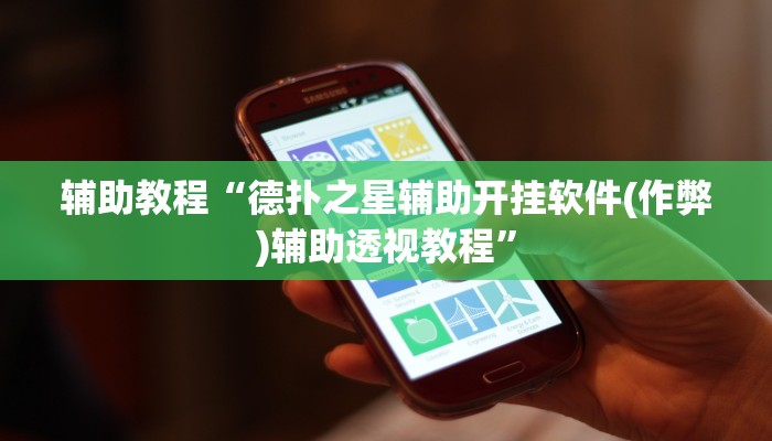 辅助教程“德扑之星辅助开挂软件(作弊)辅助透视教程”