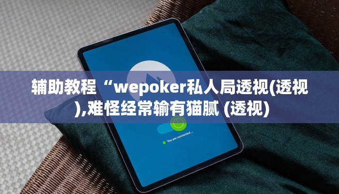 辅助教程“wepoker私人局透视(透视 ),难怪经常输有猫腻 (透视) 辅助教程“wepoker私人局透视(透视 ),难怪经常输有猫腻 (透视)