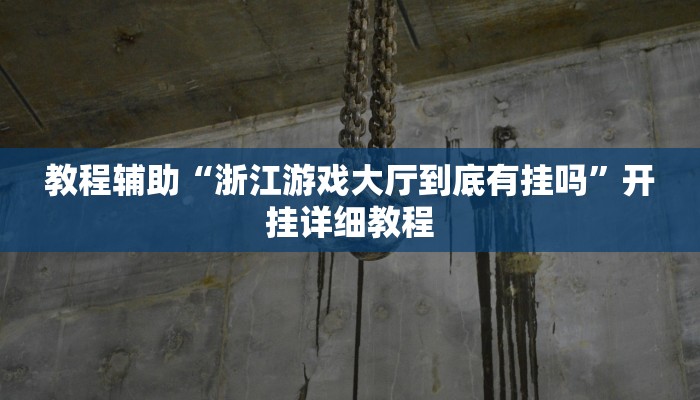 教程辅助“浙江游戏大厅到底有挂吗”开挂详细教程