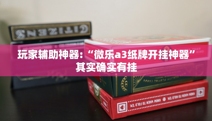 玩家辅助神器:“微乐a3纸牌开挂神器”其实确实有挂