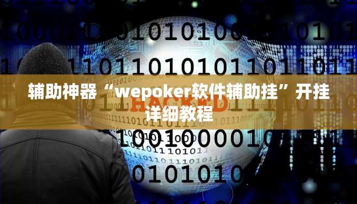 辅助神器“wepoker软件辅助挂”开挂详细教程