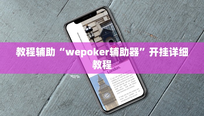 教程辅助“wepoker辅助器”开挂详细教程