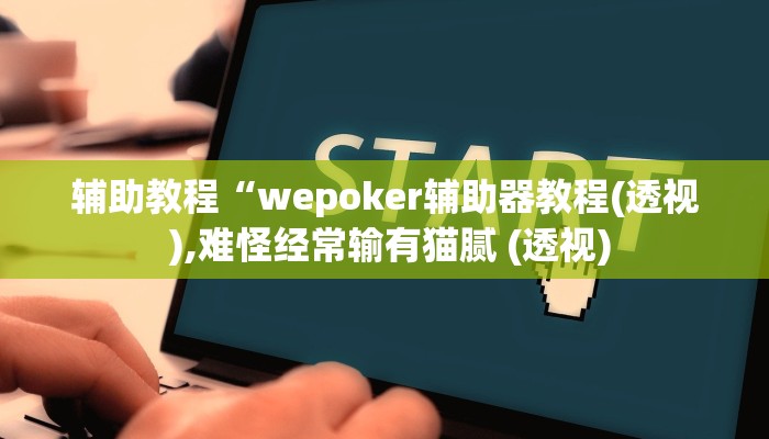 辅助教程“wepoker辅助器教程(透视 ),难怪经常输有猫腻 (透视)
