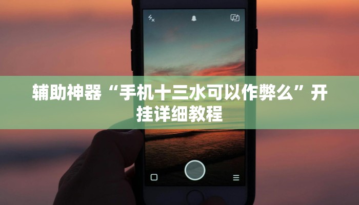辅助神器“手机十三水可以作弊么”开挂详细教程