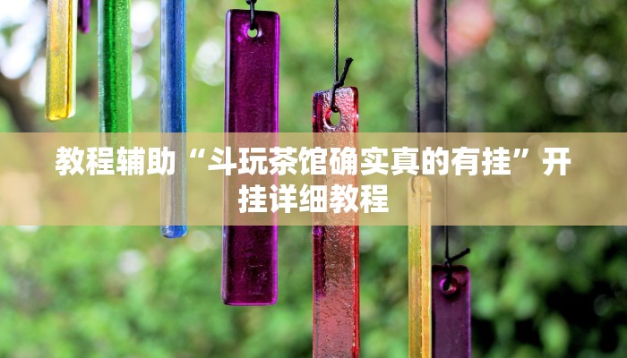 教程辅助“斗玩茶馆确实真的有挂”开挂详细教程