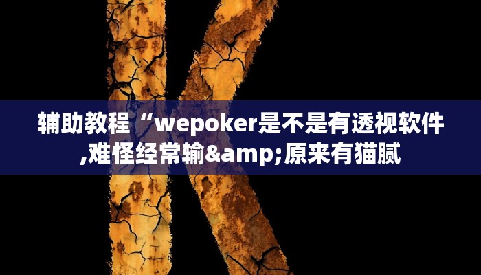 开挂辅助工具“hhpoker辅助透视作弊挂!(透视)详细辅助透视教程