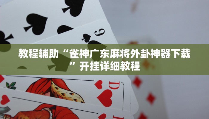 教程辅助“雀神广东麻将外卦神器下载”开挂详细教程