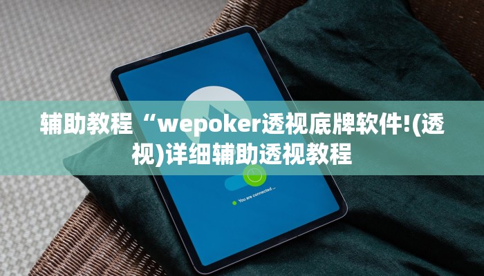 辅助教程“wepoker透视底牌软件!(透视)详细辅助透视教程